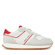 Sneakersy damskie - Sneakersy Tommy Jeans Tjw Eva Runner Light EN0EN02741 Beżowy - miniaturka - grafika 1
