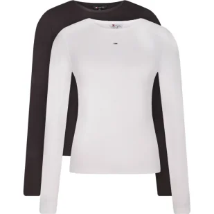 Tommy Jeans Bluzka 2-pack Slim Fit - Bluzki damskie - miniaturka - grafika 1