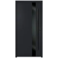 Drzwi zewnętrzne - Drzwi zewnętrzne wejściowe stalowe Clear 68 antracytowe 90 lewe OK Doors Trendline - miniaturka - grafika 1