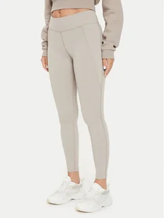 Reebok Legginsy Lux Tight 100076185 Beżowy Slim Fit - Legginsy - miniaturka - grafika 1