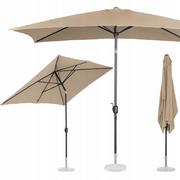 Parasole ogrodowe - Uniprodo Parasol ogrodowy - szarobrązowy - prostokątny - 200 x 300 cm - uchylny UNI_UMBRELLA_TSQ2030TA_N - 3 LATA GWARANCJI/DARMOWA WYSYŁKA - miniaturka - grafika 1