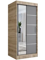 Szafy - Szafa przesuwna dąb sonoma + antracyt G1-H38 - miniaturka - grafika 1