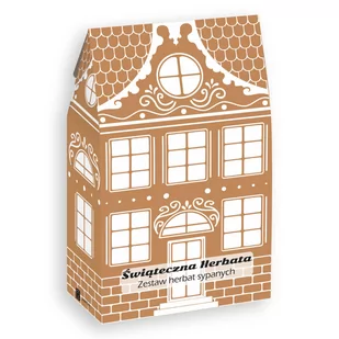 Świąteczny zestaw herbat CHRISTMAS LAND. Zestaw herbat 10x5/8g - pachnący świętami prezent, upominek na mikołaja lub gwiazdkę dla bliskich - Zestawy upominkowe - miniaturka - grafika 1