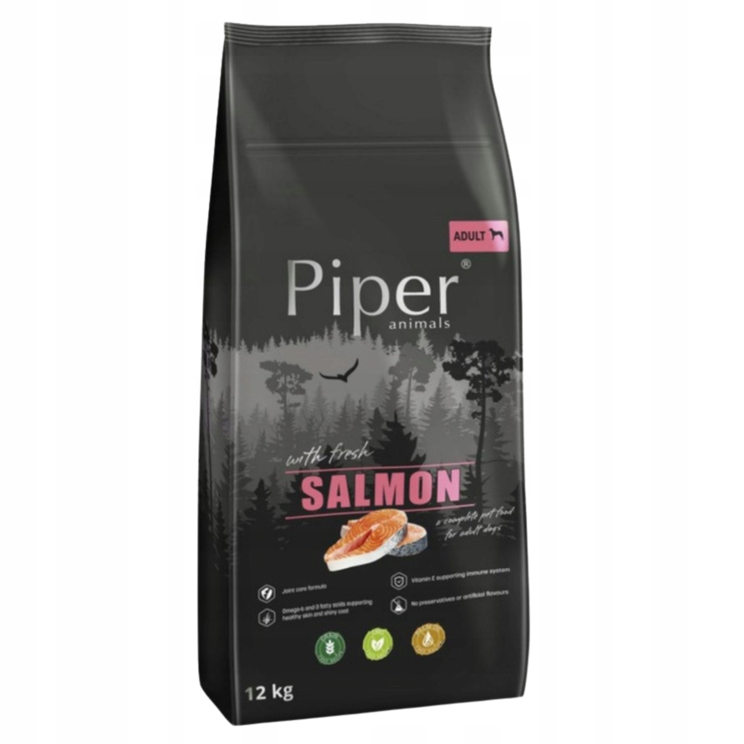 DOLINA NOTECI Piper Animals z łososiem 12 kg