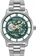 Zegarki męskie - Zegarek męski KENNETH COLE KCWGL2122505 zielony klasyczny - miniaturka - grafika 1