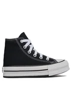 Buty dla dziewczynek - Converse Trampki Chuck Taylor All Star Lift Platform High Top Little Kids 372859C Czarny - miniaturka - grafika 1