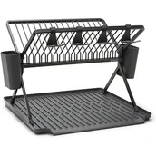 Suszarki do naczyń - Brabantia Suszarka do naczyń duża antracytowa składana 139482 - miniaturka - grafika 1