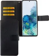 Etui i futerały do telefonów - Etui na telefon Samsung Galaxy S20 Plus Pokrowiec ochronny z klapką i miejscem na kartę Czarny - miniaturka - grafika 1