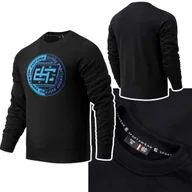 Bluzy męskie - Bluza Męska Bawełna Bez Kaptura Extreme Hobby Slant Czarna R. M - miniaturka - grafika 1