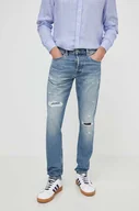 Spodnie męskie - Pepe Jeans jeansy męskie kolor niebieski - miniaturka - grafika 1