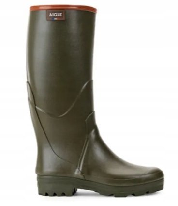 AIGLE KALOSZE MĘSKIE KHAKI WYSOKIE WSUWANE 43 1J3A