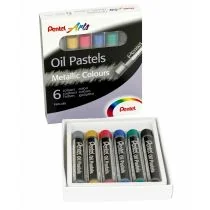 Pentel Pastele olejne METALC - Przybory szkolne - miniaturka - grafika 1