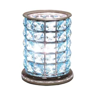 Świeczniki - Kominek Elektryczny 3D Touch Crystal Blue Niebieski - miniaturka - grafika 1