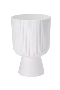 Osłonka doniczki Keli Mika 14 cm biała Form-Plastic - Donice - miniaturka - grafika 1