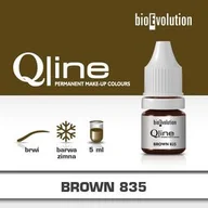 Pozostałe akcesoria kosmetyczne - Pigment Bioevolution Brown 835 - Qline - 5ml - miniaturka - grafika 1