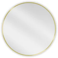 Lustra - Mexen Loft lustro łazienkowe okragłe 75 cm, rama złota - 9850-075-075-000-50 - miniaturka - grafika 1
