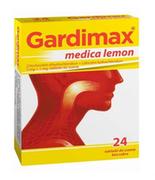 Przeziębienie i grypa - TACTICA PHARMACEUTICALS SP ZOO Gardimax medica lemon x 24 tbl.d/ssania - miniaturka - grafika 1