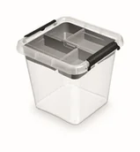 Pudła i pojemniki do przechowywania - Inny Organizer z Pokrywką i 4 Przegródkami Pojemnik SimpleStore 4 L - miniaturka - grafika 1