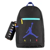 Plecaki - Nike Plecaki dziecięce unisex JANAIRSCHOOLPLECAK, CZARNY MULTI, One Size, Torby - miniaturka - grafika 1