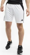 Spodnie sportowe męskie - Adidas Spodenki męskie adidas Tiro 24 białe IR9380 2XL - miniaturka - grafika 1