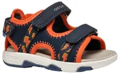 Buty dla chłopców - Geox B Sandały MULTY Boy A, Granatowy/Pomarańczowy, 25 EU, Granatowy Pomarańczowy, 25 EU - miniaturka - grafika 1