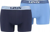 Majtki męskie - Levi`s Levi's Boxer 2 Pairs Briefs 37149-0594 Granatowe M - miniaturka - grafika 1