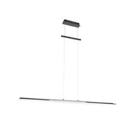 Lampy sufitowe - Honsel Moderne hanglamp zwart 145 cm dimbaar - Kahan - miniaturka - grafika 1