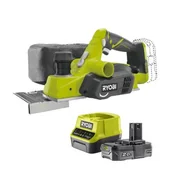 Strugi elektryczne - Strug RYOBI R18PL-0 + Akumulator RYOBI ONE+ RC18120-120 2Ah 18V + ładowarka - miniaturka - grafika 1