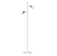 Lampy stojące - Biało-złota lampa podłogowa - S380-Jarina - miniaturka - grafika 1