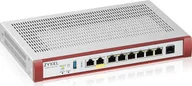 Firewalle sprzętowe - Zapora sieciowa ZyXEL Zyxel USG FLEX100 H Series, 7 Gigabit user-definable ports, 1*1G PoE+, 1*USB with 1 YR Security bundle - miniaturka - grafika 1