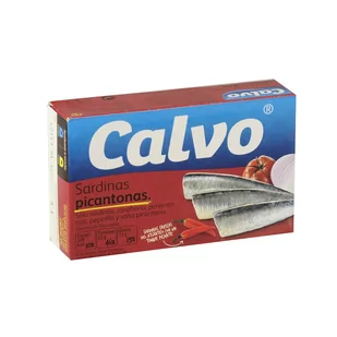 Calvo - Sardynki w oleju słonecznikowym z chilli - Konserwy i dania rybne - miniaturka - grafika 1