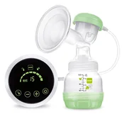 Laktatory - MAM 2 w 1 laktator – elastyczne zastosowanie jako ręczna laktator lub jako elektryczna pompka do mleka – łatwa obsługa, zielona - miniaturka - grafika 1