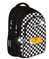 Plecaki szkolne i tornistry - PLECAK SZKOLNY TORNISTER DLA DZIEWCZYNKI CORGI PIESEK SZACHOWNICA KRATA - miniaturka - grafika 1