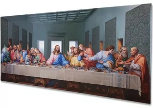 Ostatnia Wieczerza, obraz religijny HD na płótnie - Ikony i obrazy sakralne - miniaturka - grafika 1