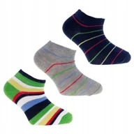 Skarpetki damskie - MORAJ Stopki Dziecięce Paski 3-PARY 27-30 - miniaturka - grafika 1