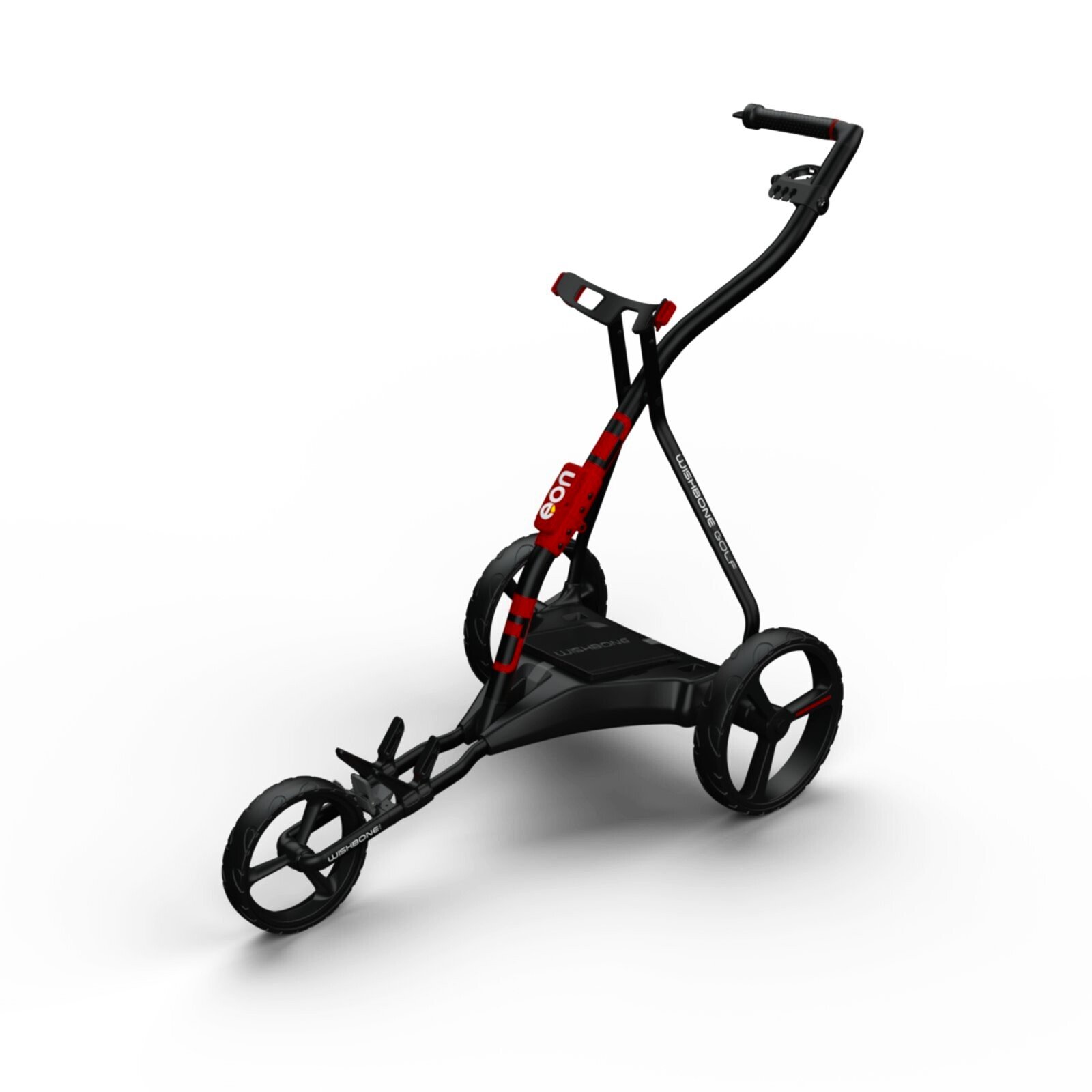 Elektryczny wózek golfowy Wishbone EON Charcoal/Red
