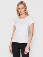 Koszulki i topy damskie - 4F T-Shirt H4L22-TSD013 Biały Regular Fit - miniaturka - grafika 1