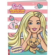 Powieści i opowiadania - Barbie Dreamhouse Adventures Kolorowanka z naklejkami - miniaturka - grafika 1