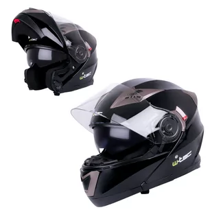 W-TEC KASK MOTO YM-925 CZARN ROZM XS(53-54) 14689-XS-1 - Kaski motocyklowe - miniaturka - grafika 1