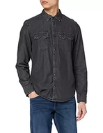 Koszule męskie - Lee Męska koszula rekreacyjna Rider Shirt', Gris (Alloy Grey Jb), S - miniaturka - grafika 1