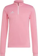 Bluzy męskie - Adidas Bluza męska adidas Entrada 22 Training Top różowa HC5048 2XL - miniaturka - grafika 1