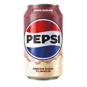 Napoje gazowane - Pepsi Cream Soda Zero Sugar 330ml - miniaturka - grafika 1