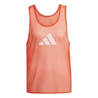 Koszulki sportowe męskie - Męska koszulka bez rękawów ADIDAS TRG BIB JF3245 – Czerwony - miniaturka - grafika 1