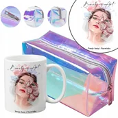 Kosmetyczki, organizery i kuferki - Zestaw Kosmetyczka Kubek Do Salonu Piękności IMIĘ - miniaturka - grafika 1