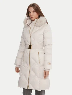 Marciano Guess Płaszcz zimowy 5BGL38 7374A Beżowy Regular Fit - Płaszcze damskie - miniaturka - grafika 1