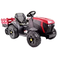 Pojazdy elektryczne dla dzieci - Wielki Traktor Na Akumulator Z Przyczepą, Miękkie Koła, Miękkie Siedzenie/Bdm0925 - miniaturka - grafika 1