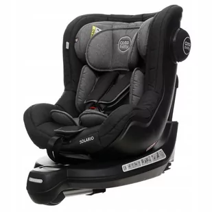 Fotelik Solario 2019 Black Melange 0-18Kg Coto Baby - Foteliki samochodowe - miniaturka - grafika 1