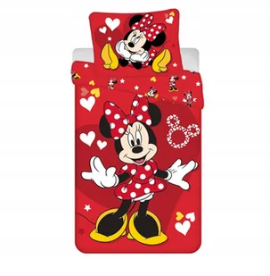 Patalynės komplektas Minnie Red Heart, 140x200, 2 dalių - Pościel dla dzieci - miniaturka - grafika 1
