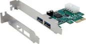 Akcesoria do komputerów stacjonarnych - Exsys EXSYS EX-11042 2-portowa karta USB 3.2 Gen 1 PCIe - miniaturka - grafika 1