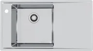 Zlewozmywaki - Zlew ALVEUS STRICTO 20 komora LEWA stal SATYNA (1149534) - miniaturka - grafika 1